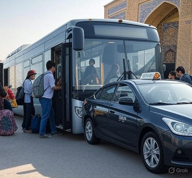 خدمات اجاره اتوبوس و تاکسی بین شهری