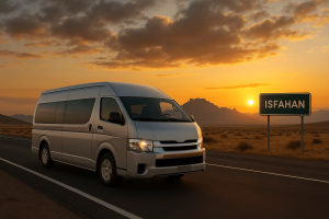 رزرو ون از تهران به اصفهان با راننده