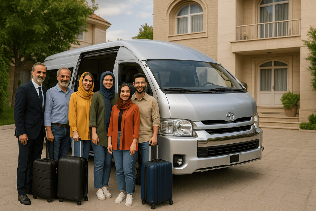 رزرو ون از تهران به اصفهان با راننده 