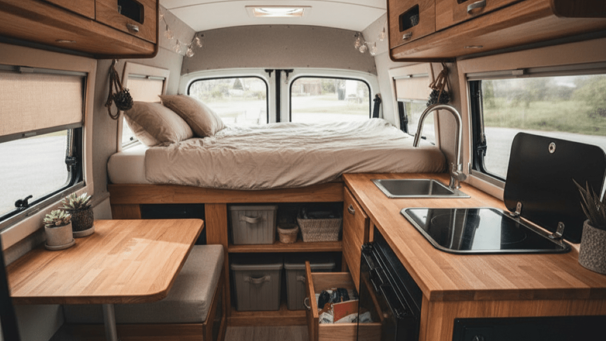 🚐 مقایسه سفر با ون و اتوبوس کوچک: کدام گزینه رؤیای سفر جاده‌ای شما را محقق می‌کند؟ 🚌